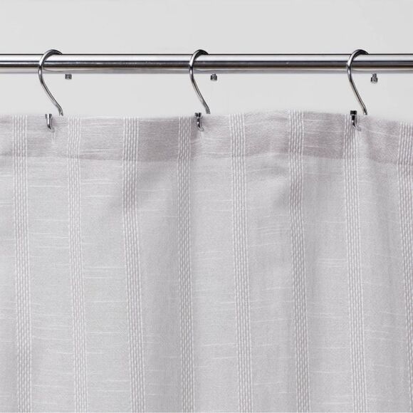 Threshold 100% Cotton Shower Curtain - Picture 4 of 8